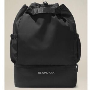 Beyond Yoga Black Backpack with Sleek Design